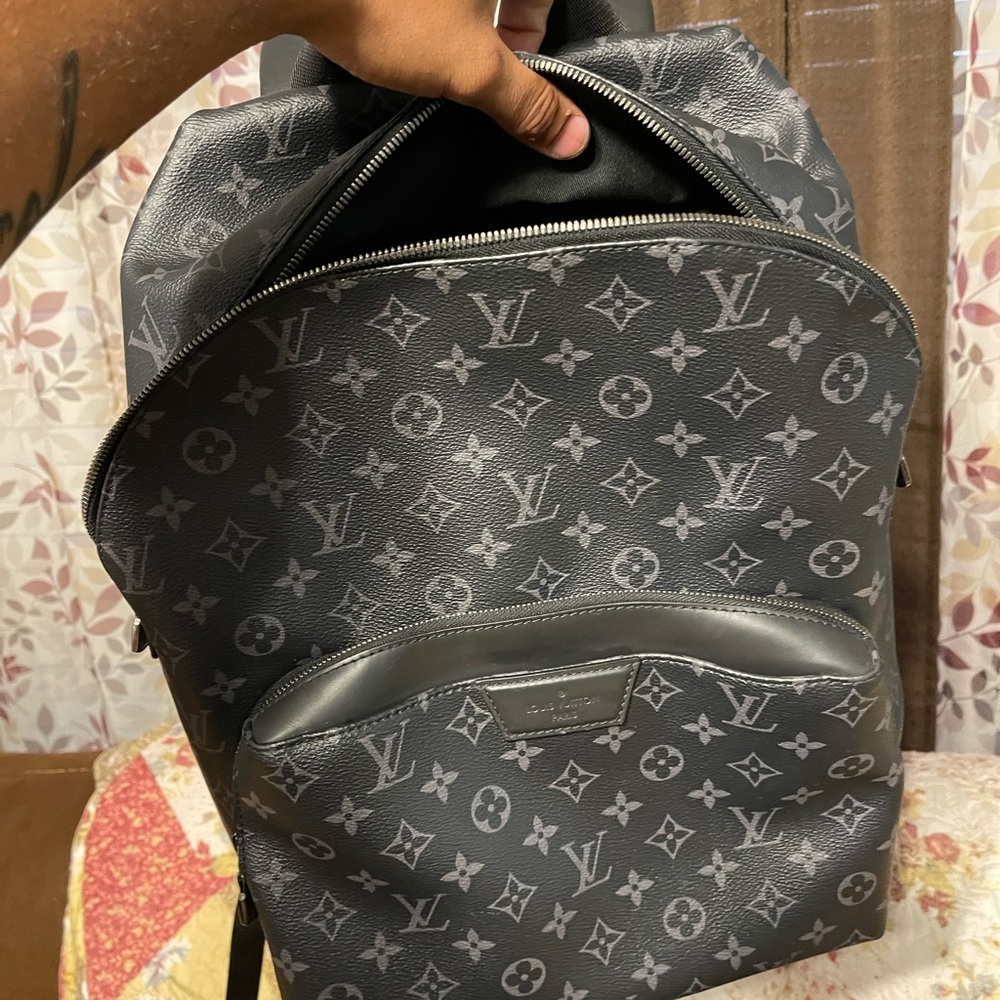 Black Louis Vuitton Authentic backpack..